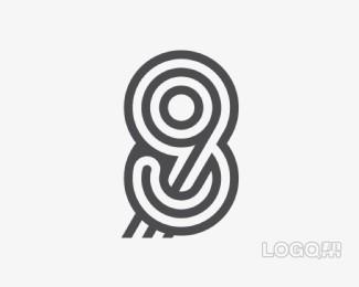 超百张数字“9”主题LOGO设计 - 知乎