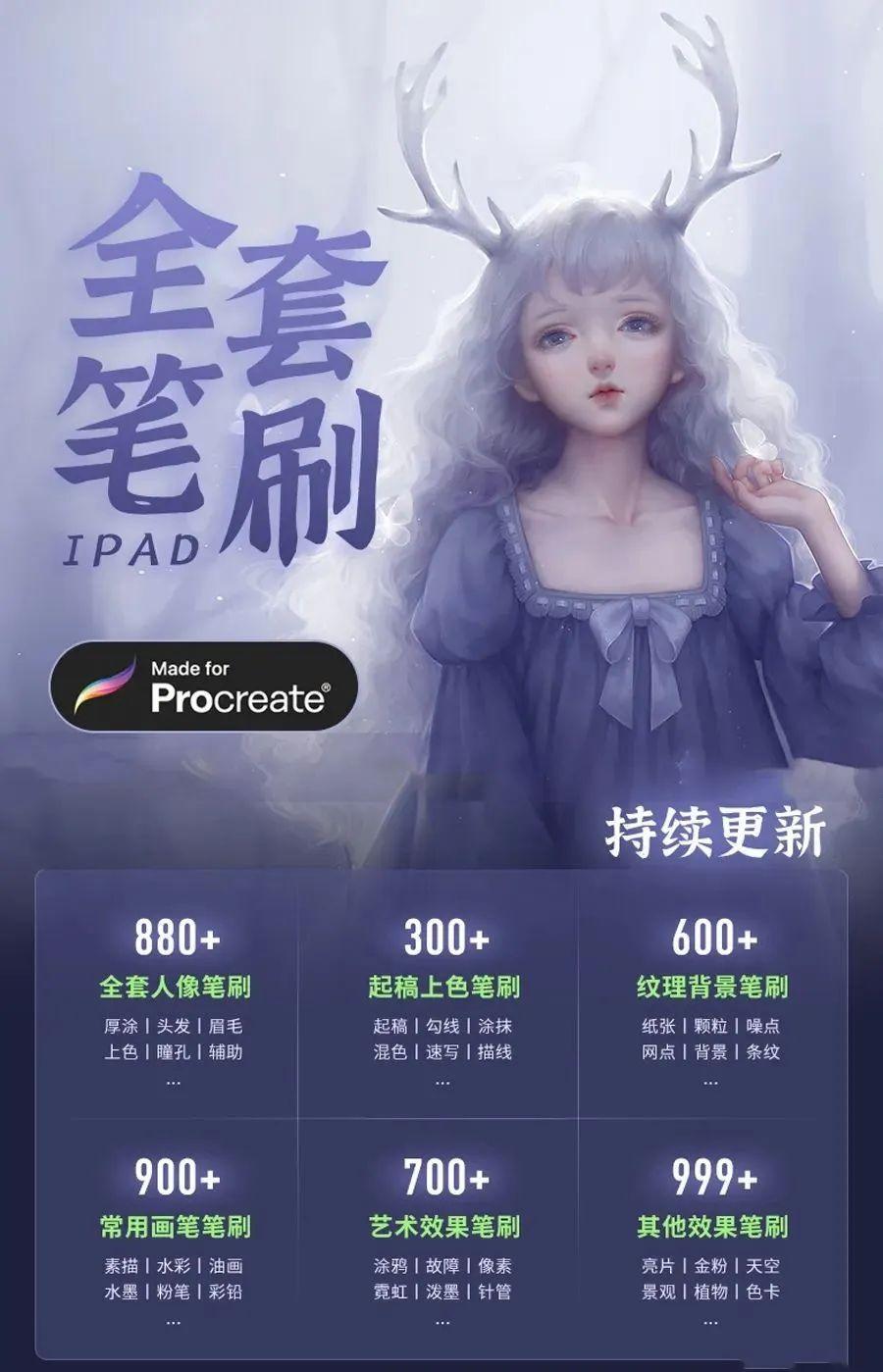 素材资源 | 1500款插画手绘必备Procreate全套笔刷！ - 知乎