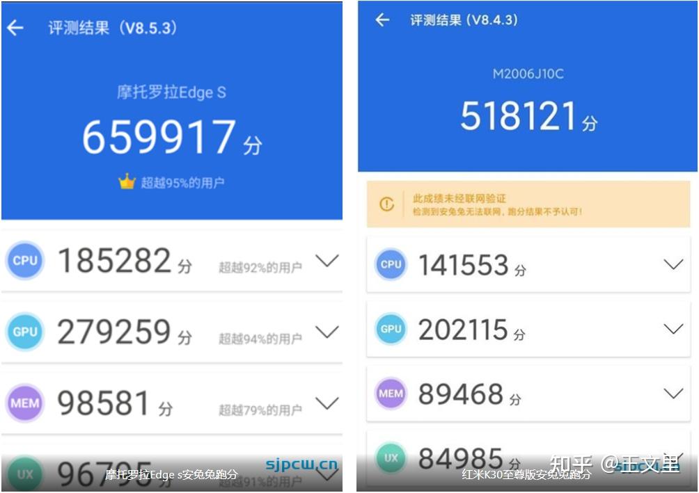 一文看懂摩托罗拉edges跟红米k30至尊版怎么选