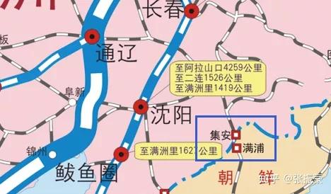 集安口岸,梅集線經梅河口,通化到集安,全長210公里,通過鴨綠江鐵橋與