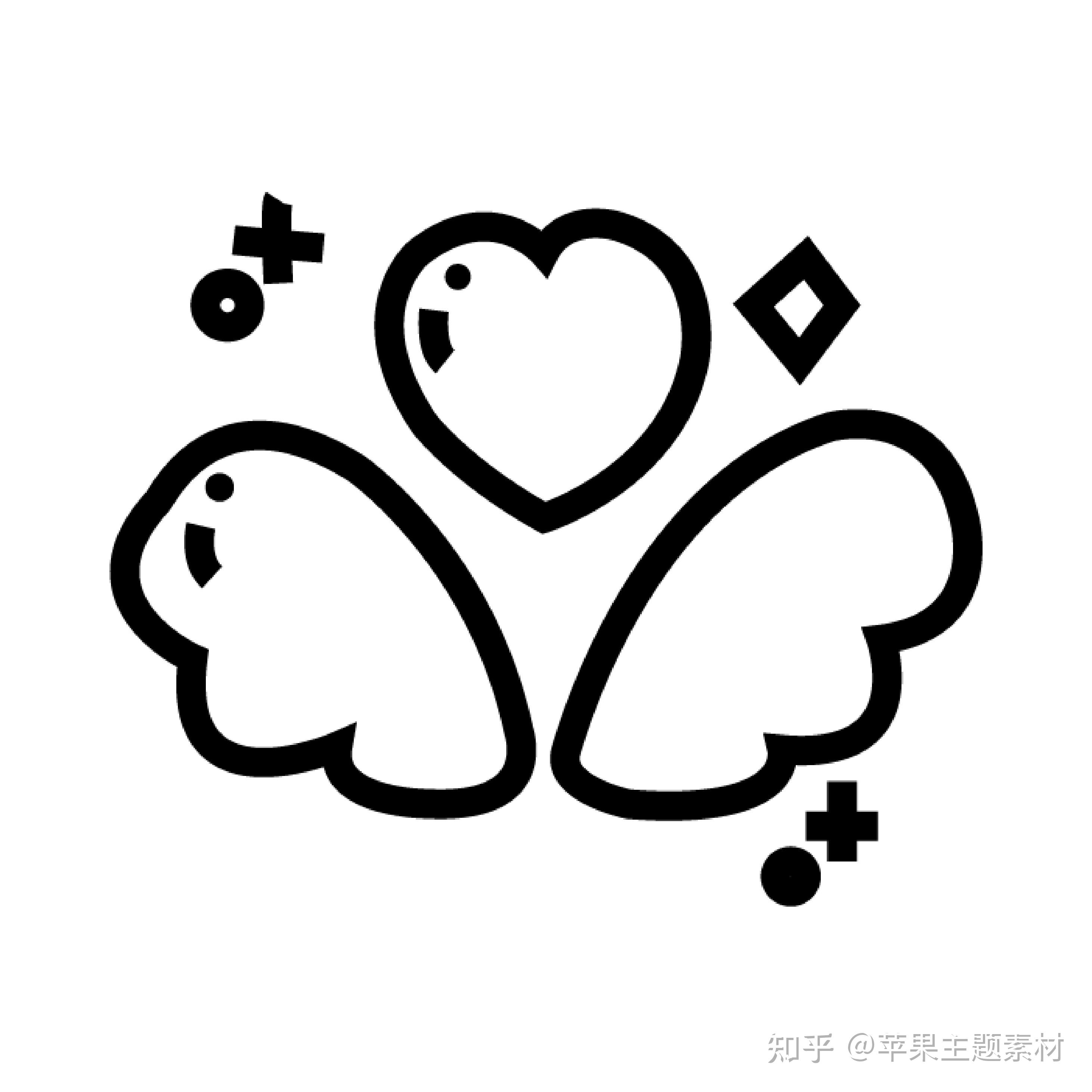 iphone手机图标/手绘的桌面小图标