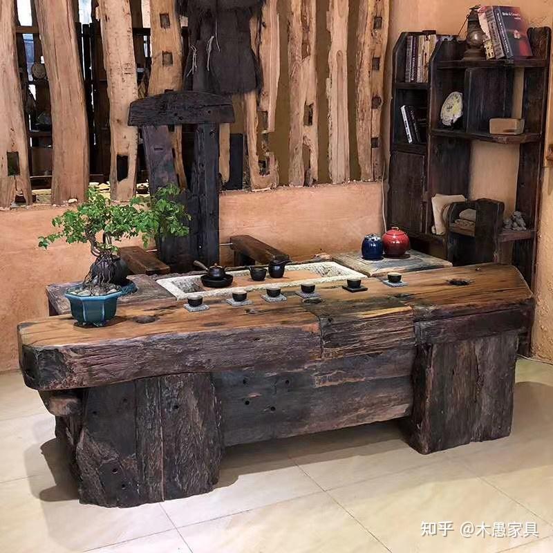 1分钟带您了解老船木家具生产过程 - 知乎