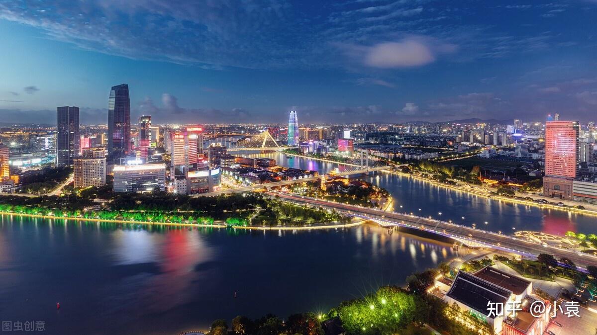 杭州湾新区夜景图片