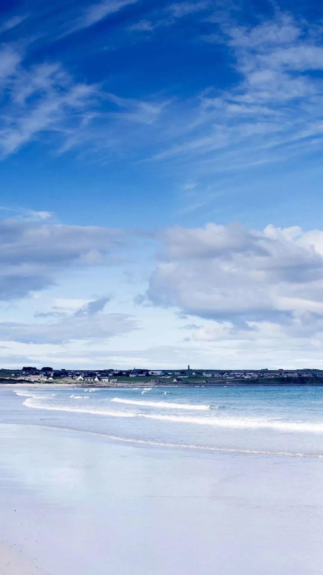 手机壁纸蓝色系治愈手机壁纸