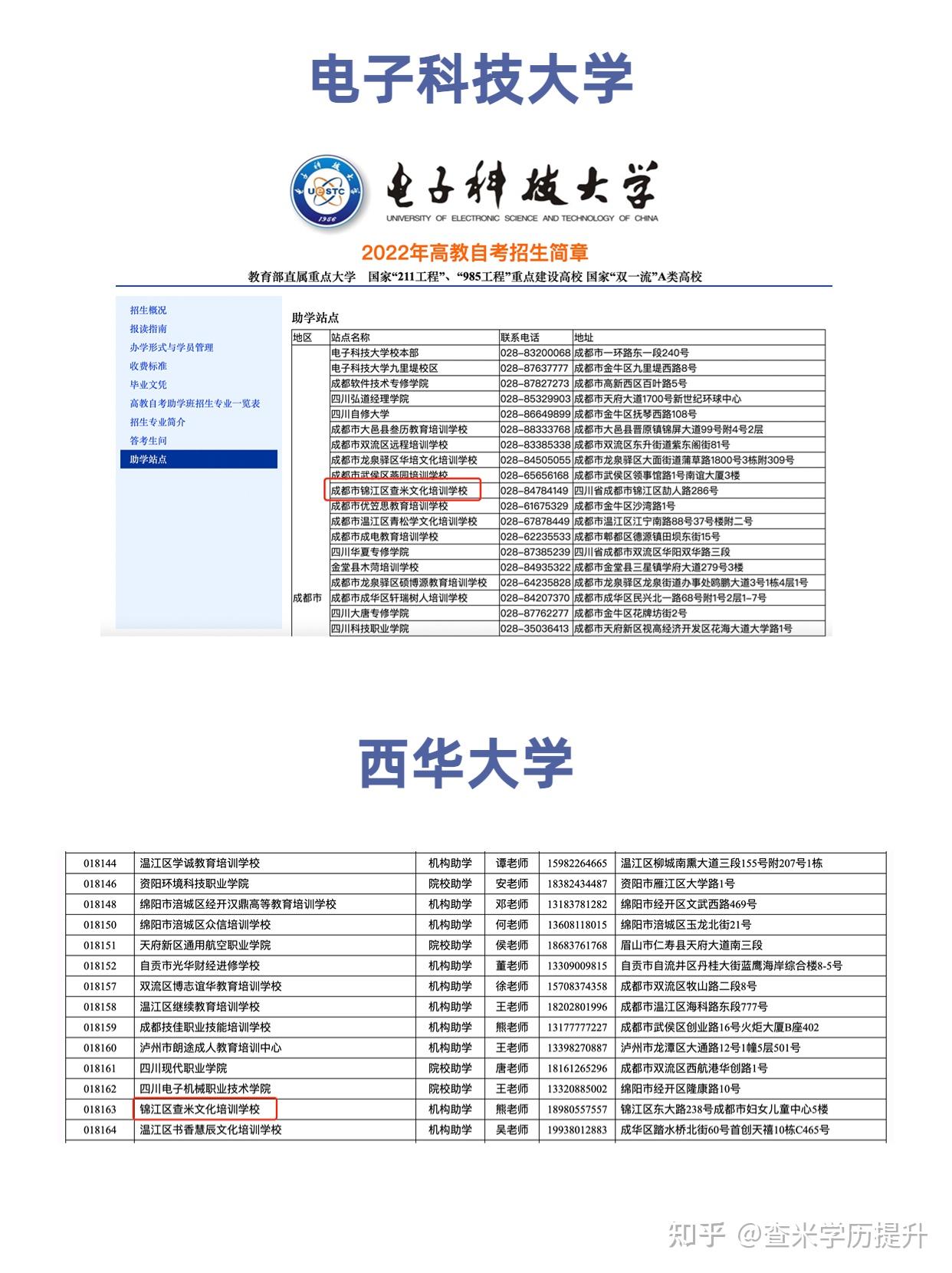 四川小自考，官方助学点怎么查？ - 知乎