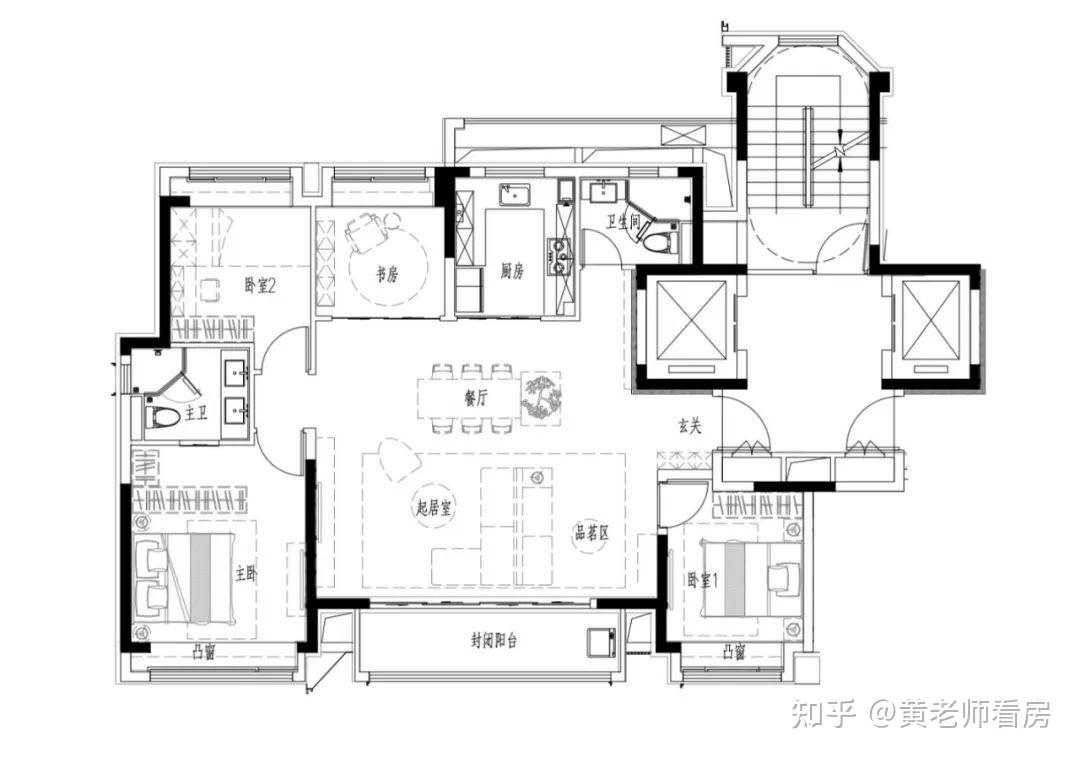 闵行古美「华发古美华府」户型图独家首发!建面约107-145㎡3-4房 - 知乎