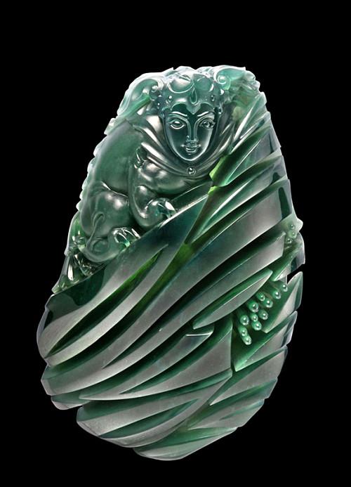 大师翡翠玉雕作品欣赏之--王俊懿作品 ! - 知乎