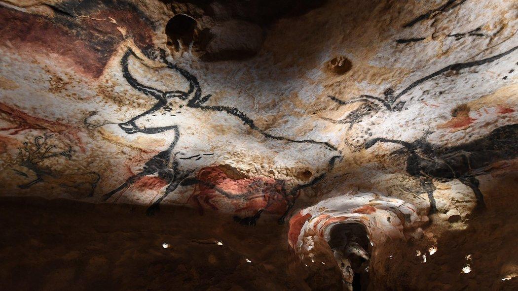膨胀的牛群:法国拉斯科洞穴壁画no