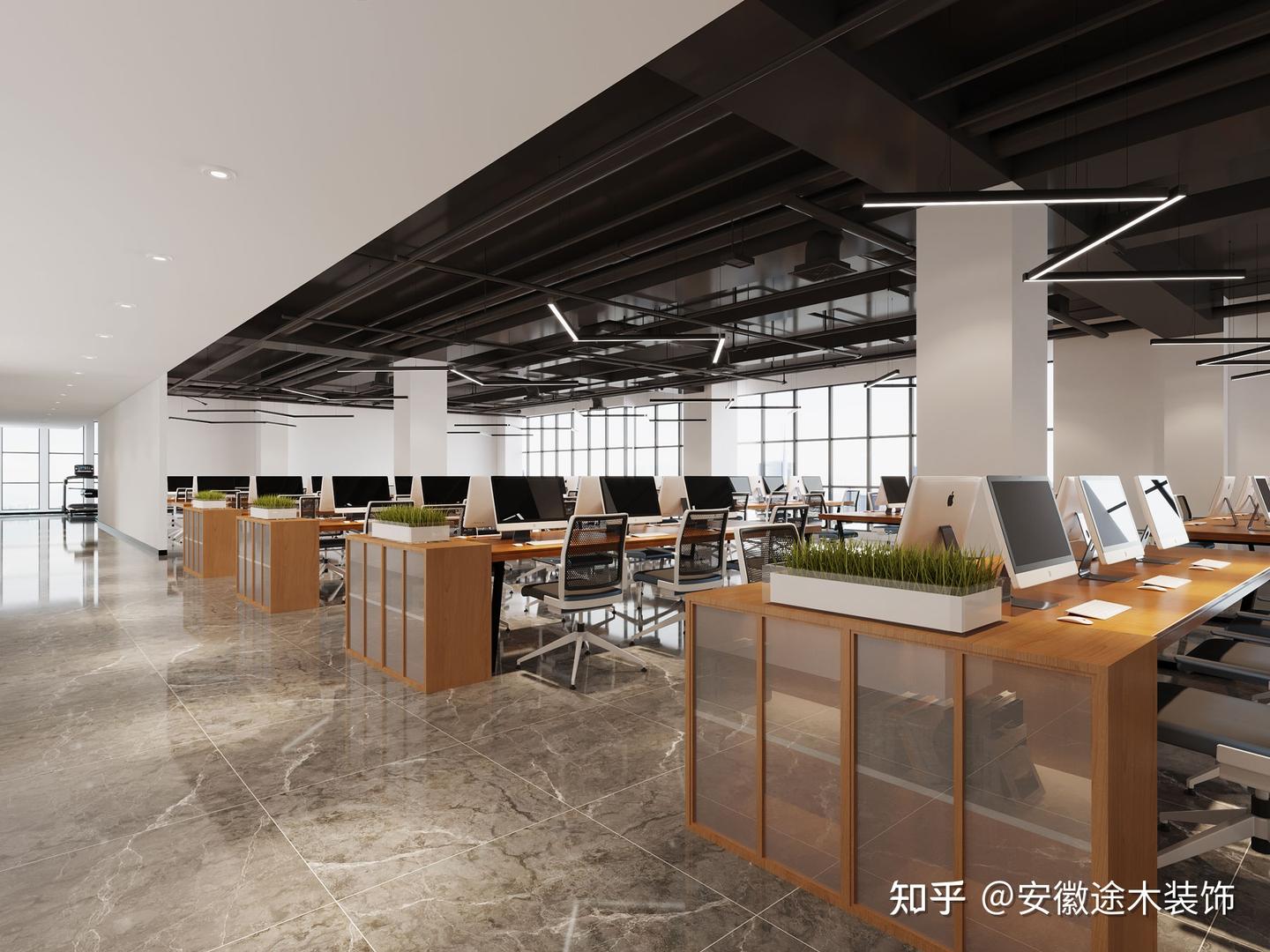 星缘合肥办公装修设计项目分享-安徽途木装饰 - 知乎