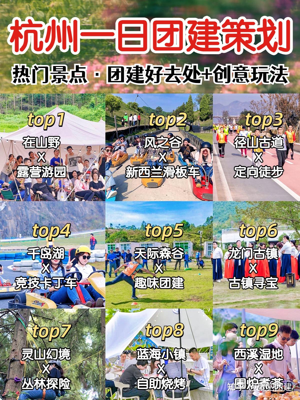 杭州公司团建|超火爆的9个团建方案推荐 - 知乎