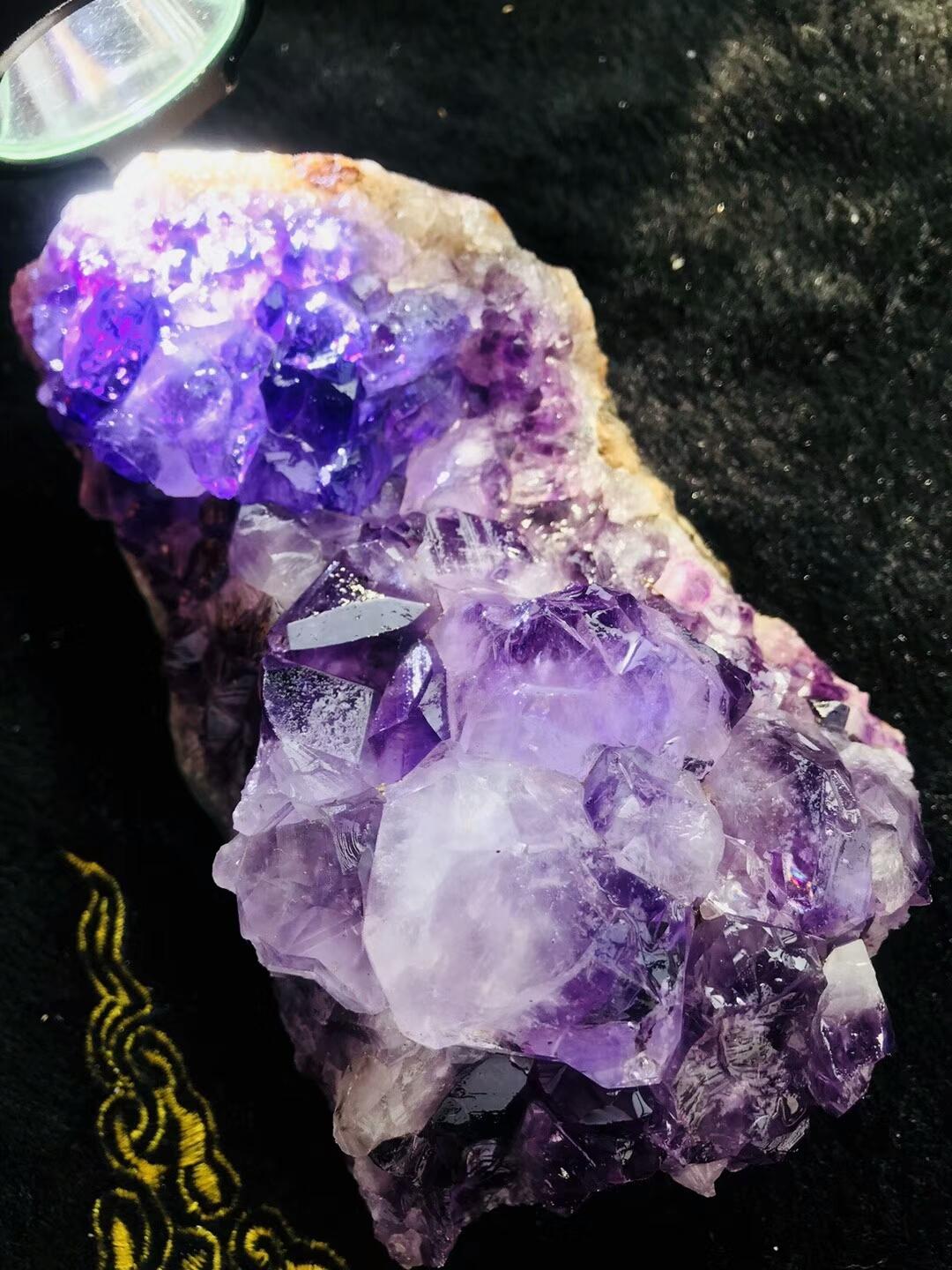天然梦幻紫水晶碎石批发 巴西紫晶石批发各种尺寸一公斤-阿里巴巴
