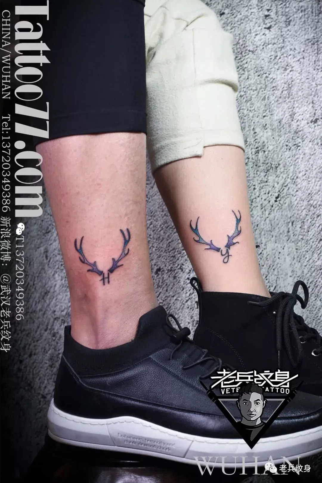 老兵店内作品欣赏——情侣纹身