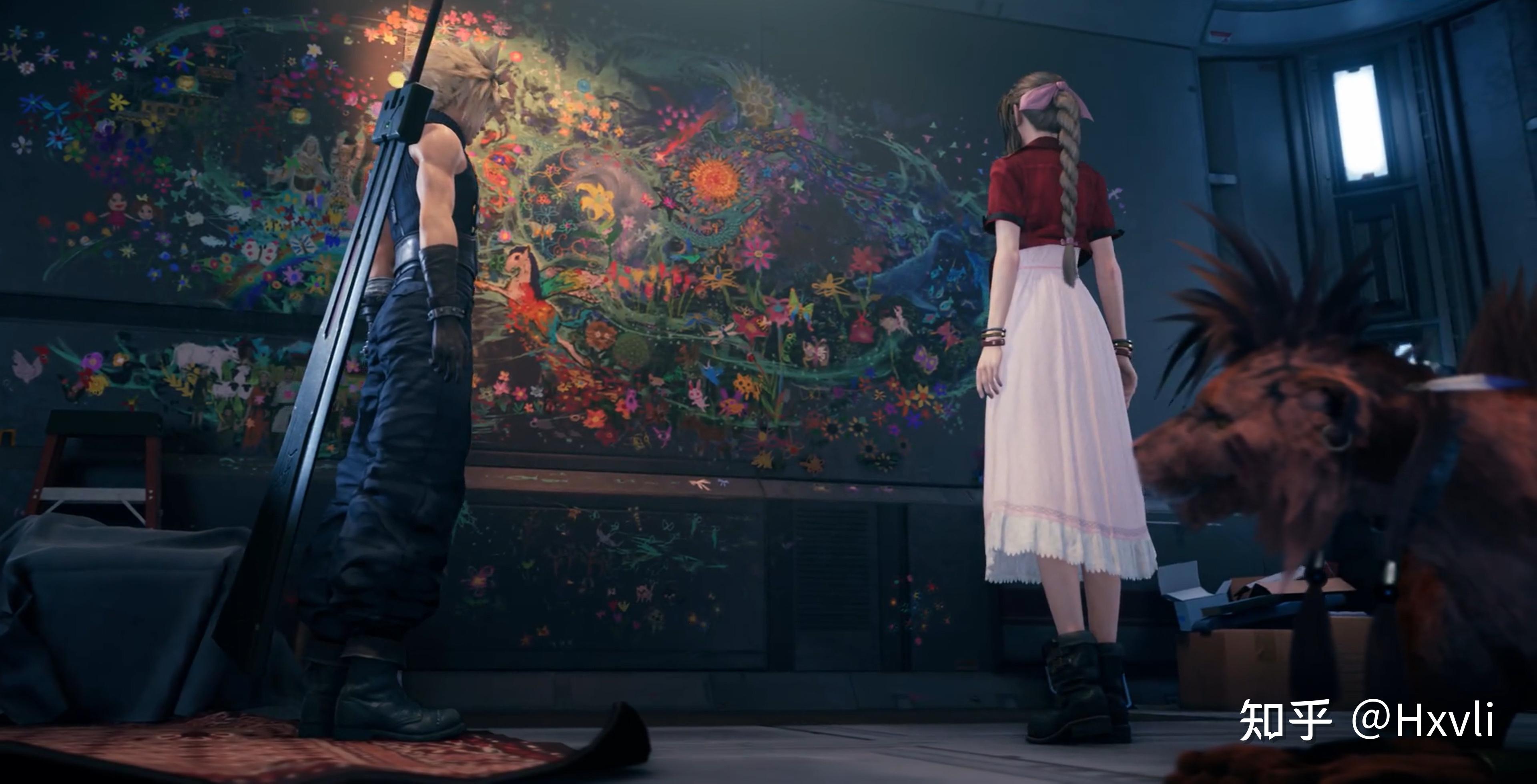 finalfantasyⅦremake最终幻想7来源于冗长的思重逢于摩灭的美