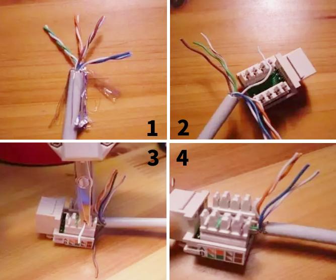 8芯网线插座接法图片
