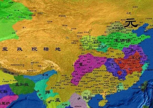 陈汉地图图片