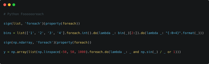 Python为列表添加一个foreach方法 - 知乎