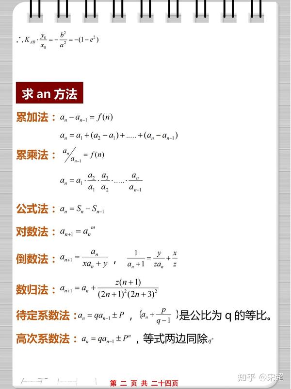 高中数学24张图涵盖 全部知识点 拿下130 完整电子版 可打印 - 知乎