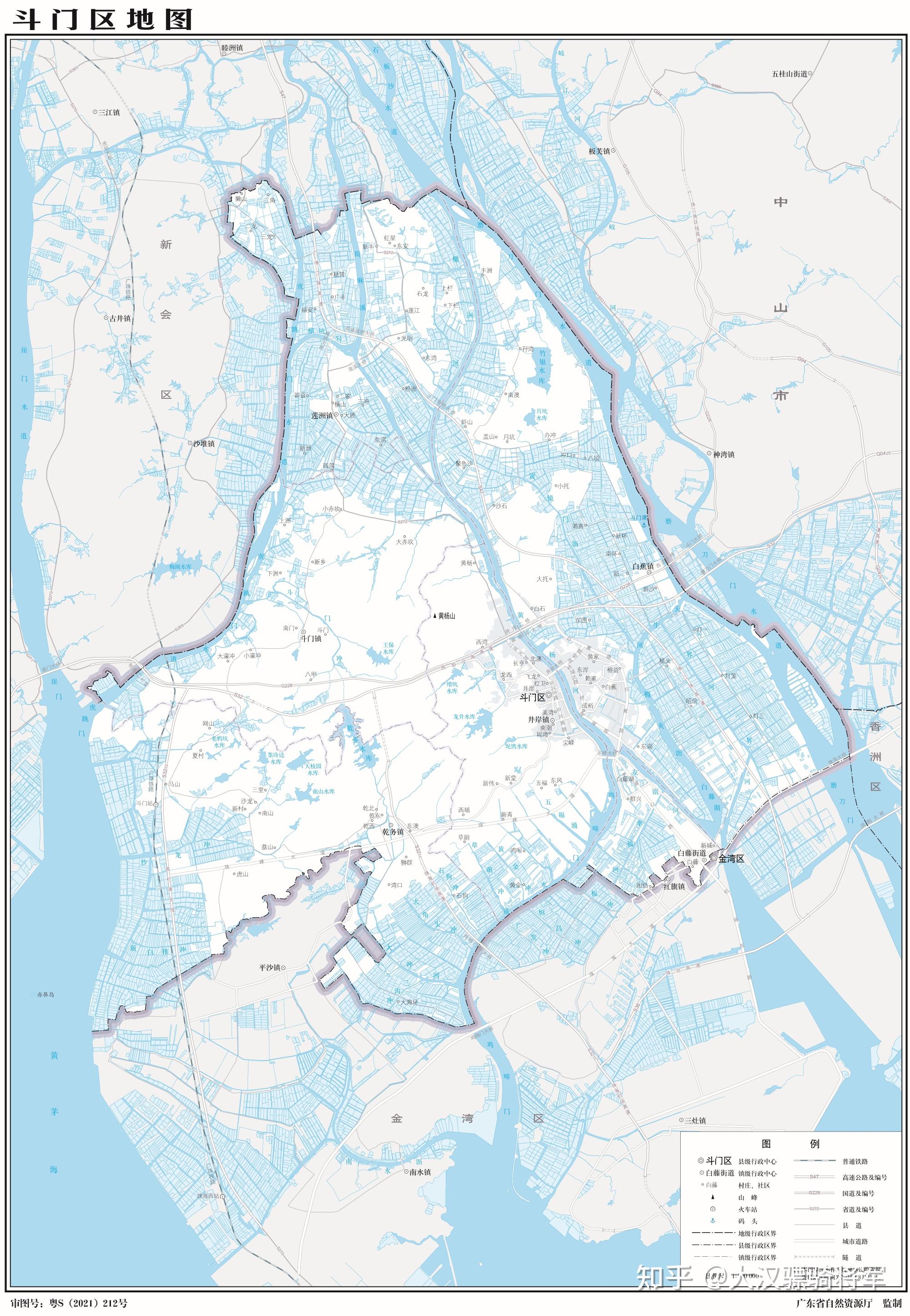 图文解读珠海市行政和地理(含3个区2023年高清地图) - 知乎