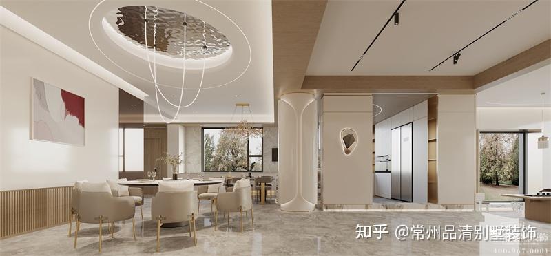 常州别墅装修：现代轻奢风格500平米案例赏析 - 知乎