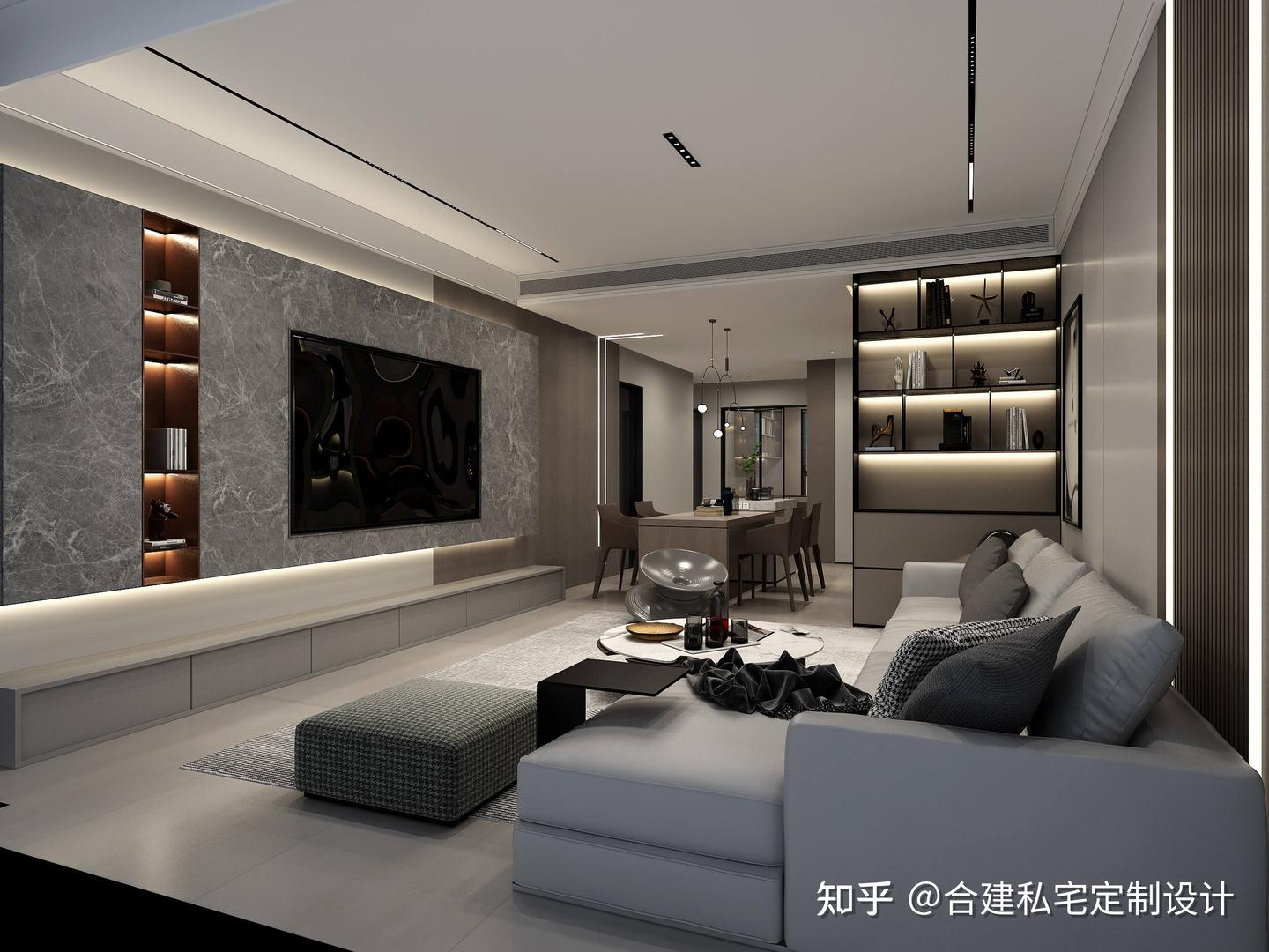 装修案例分享 | 138㎡现代简约风,每一个空间都是你喜欢的样子 - 知乎