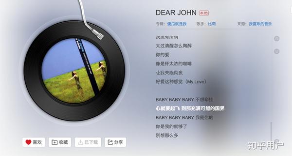 比莉《dear john》