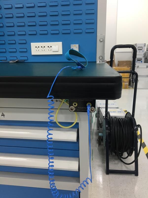 某重点实验室的防静电接地