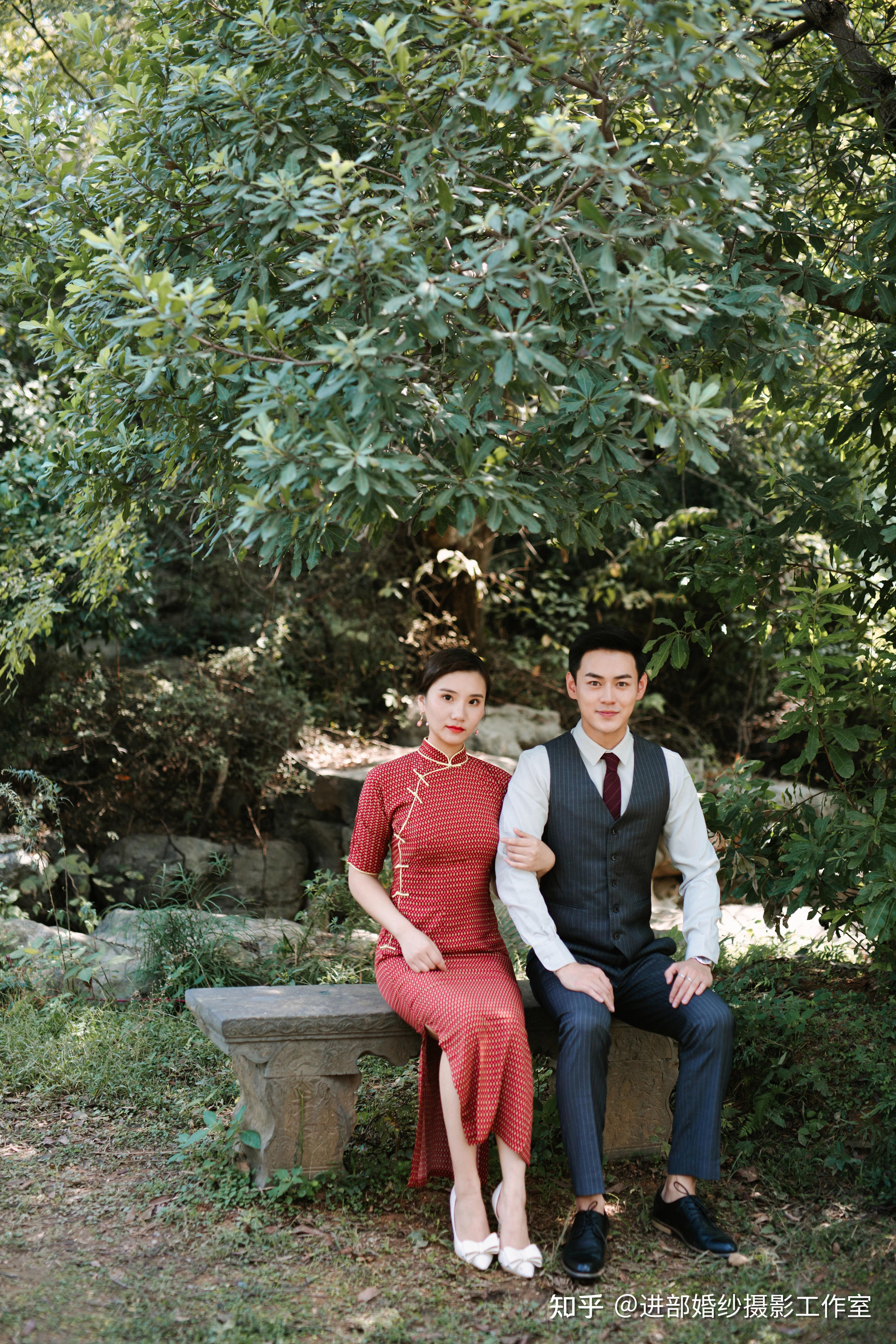 复古旗袍风婚纱照张显中国传统文化之美民国风婚纱照现在越来越深受