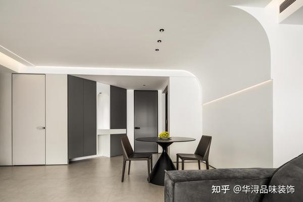 全屋以黑白灰为主，现代极简装修，质感高级，品味出挑 - 知乎