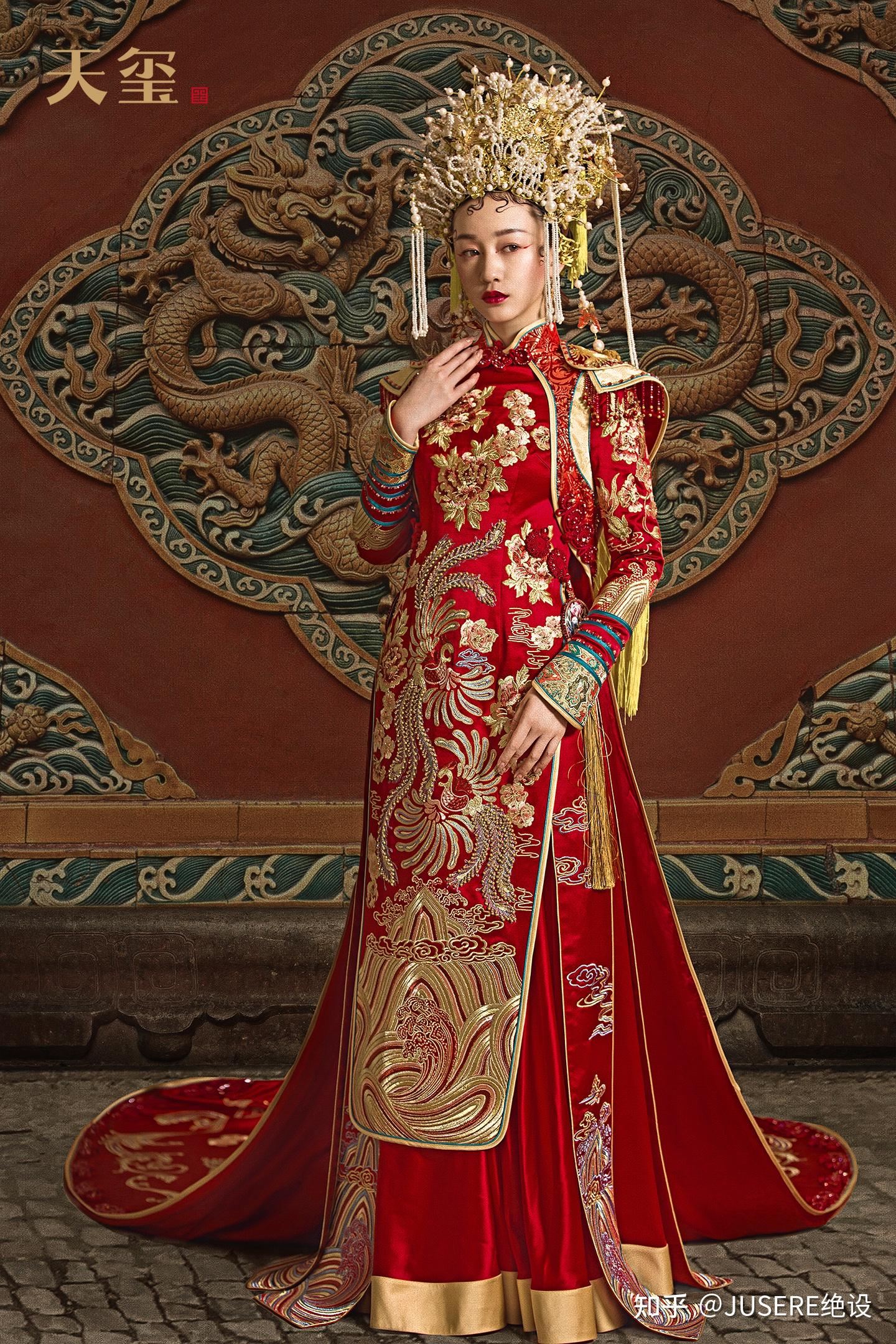 天玺·推荐# ——6款中式婚礼首选嫁衣