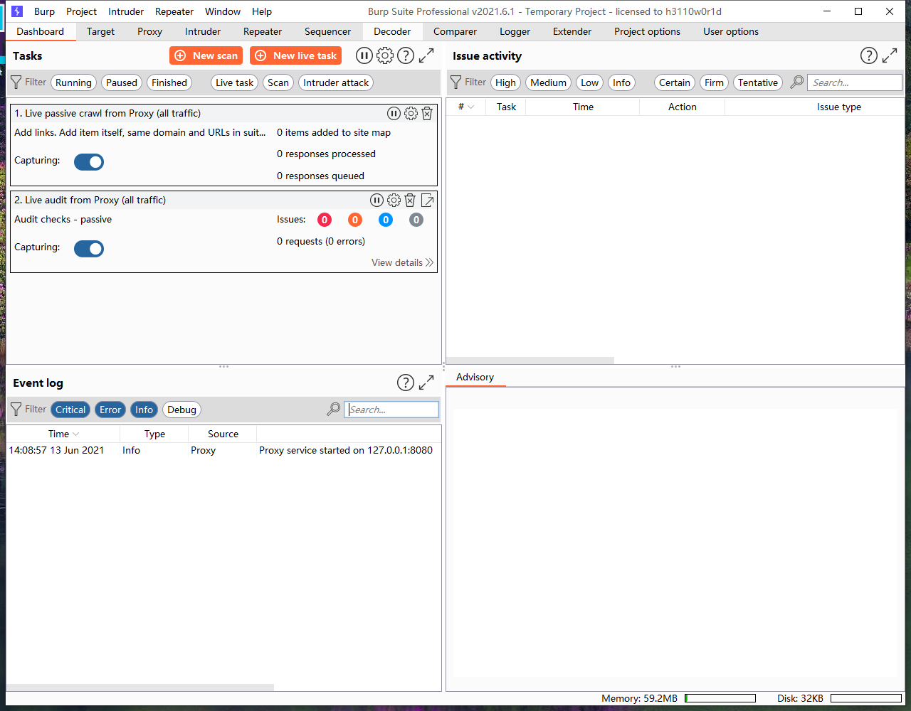 Burp Suite Professional 2021 6 1 Burp suite professional 2021 6 1