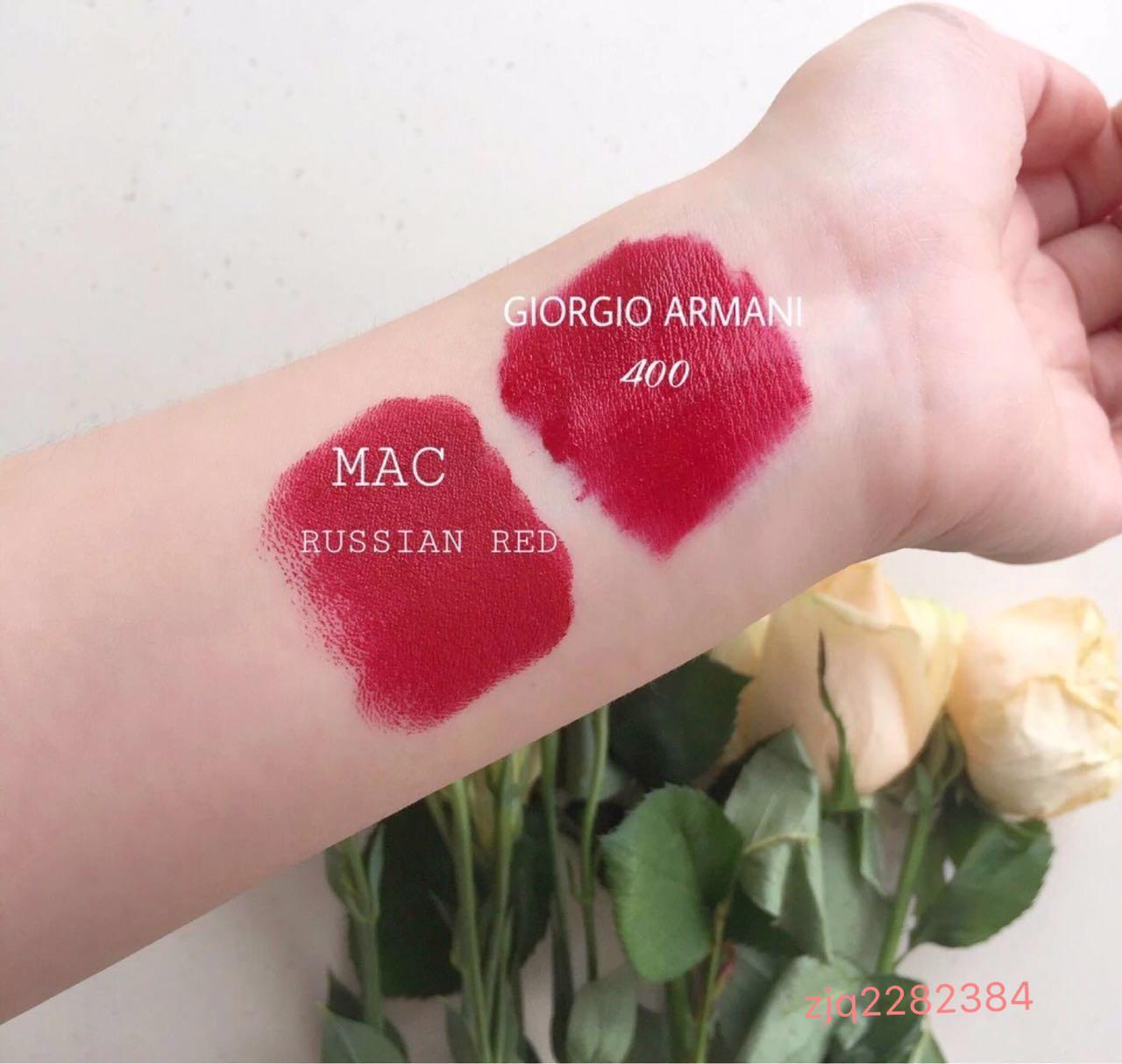 mac口红手臂试色15只