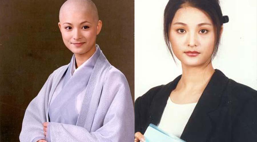 "仪琳师妹"陈丽峰小编觉得张丹峰光头照还是很"养眼"的.