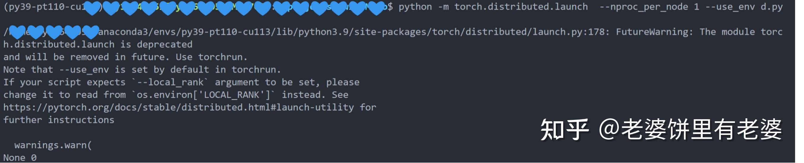 pytorch-use-env-loacl-rank