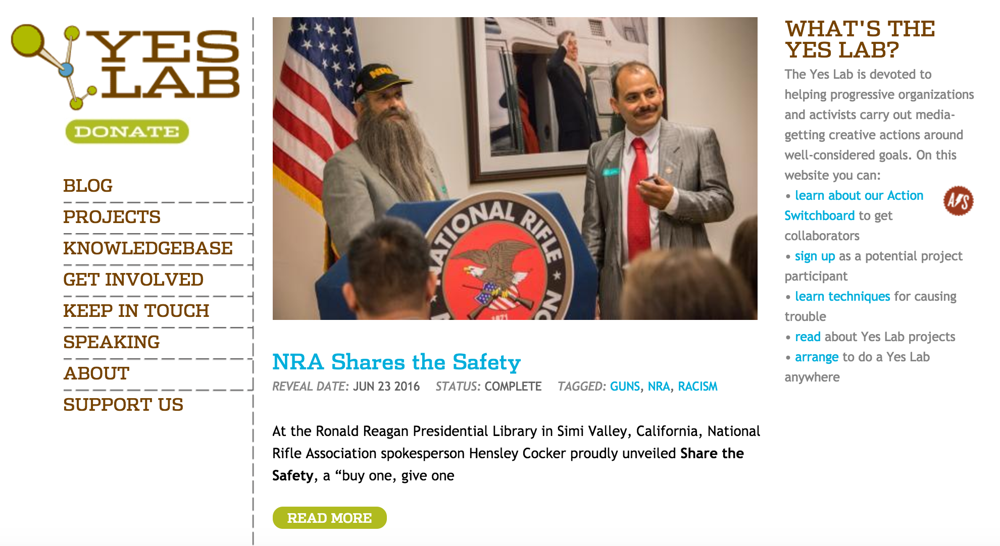 通过文化恶搞(culture jamming),the yes men 不断制造假新闻占领主流