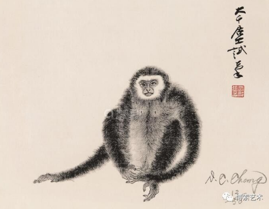 五洲大千石上墨彩 品读张大千石版画 知乎