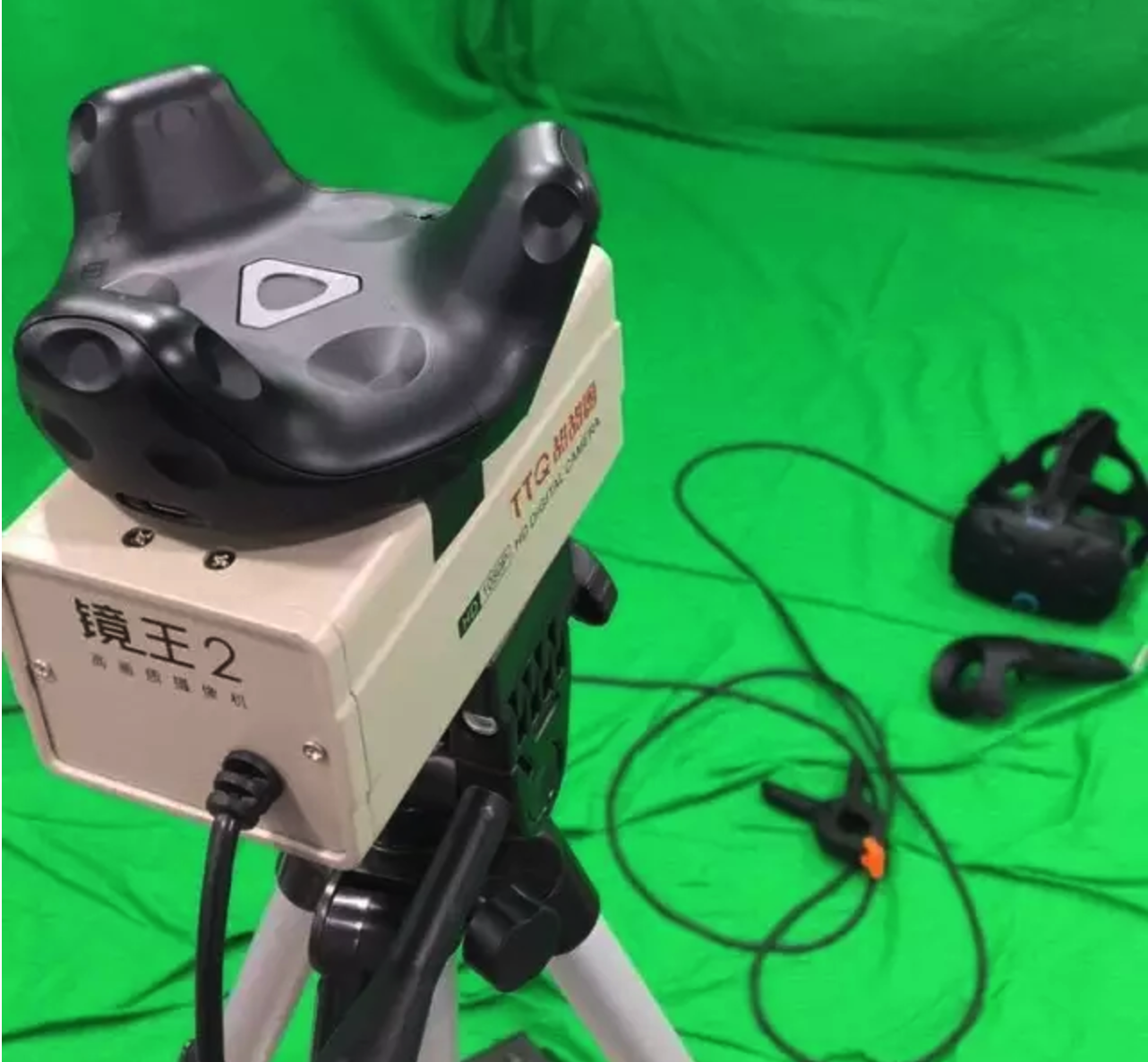 如何使用htcvivetracker追踪器制作混合现实视频