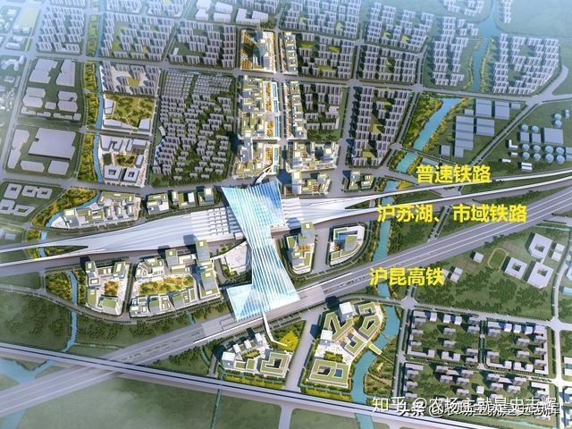 高鐵松江南站規劃設計圖同時和17號線嘉松中路地鐵站的上海市西軟件