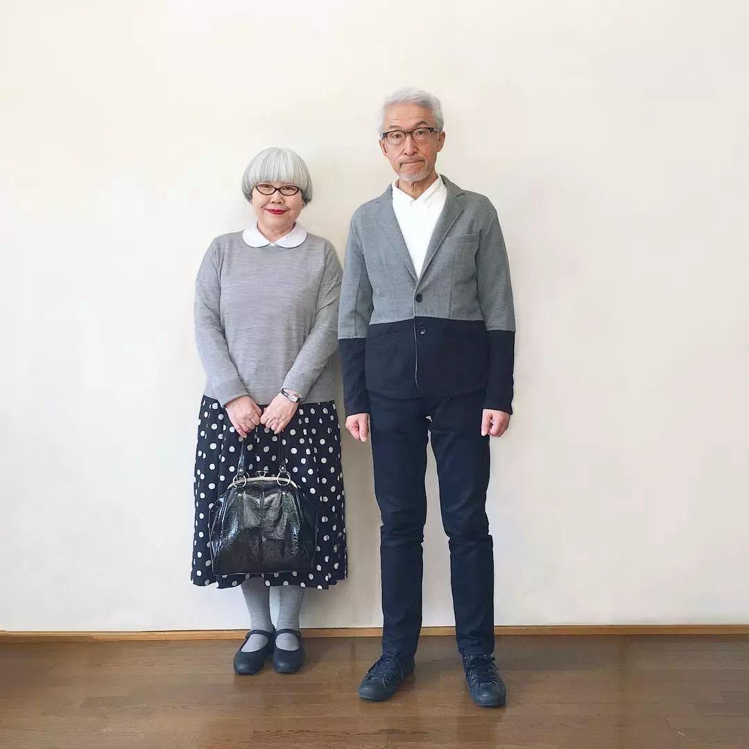 这对爱穿情侣装的日本老夫妻火了相爱38年每天都在秀恩爱