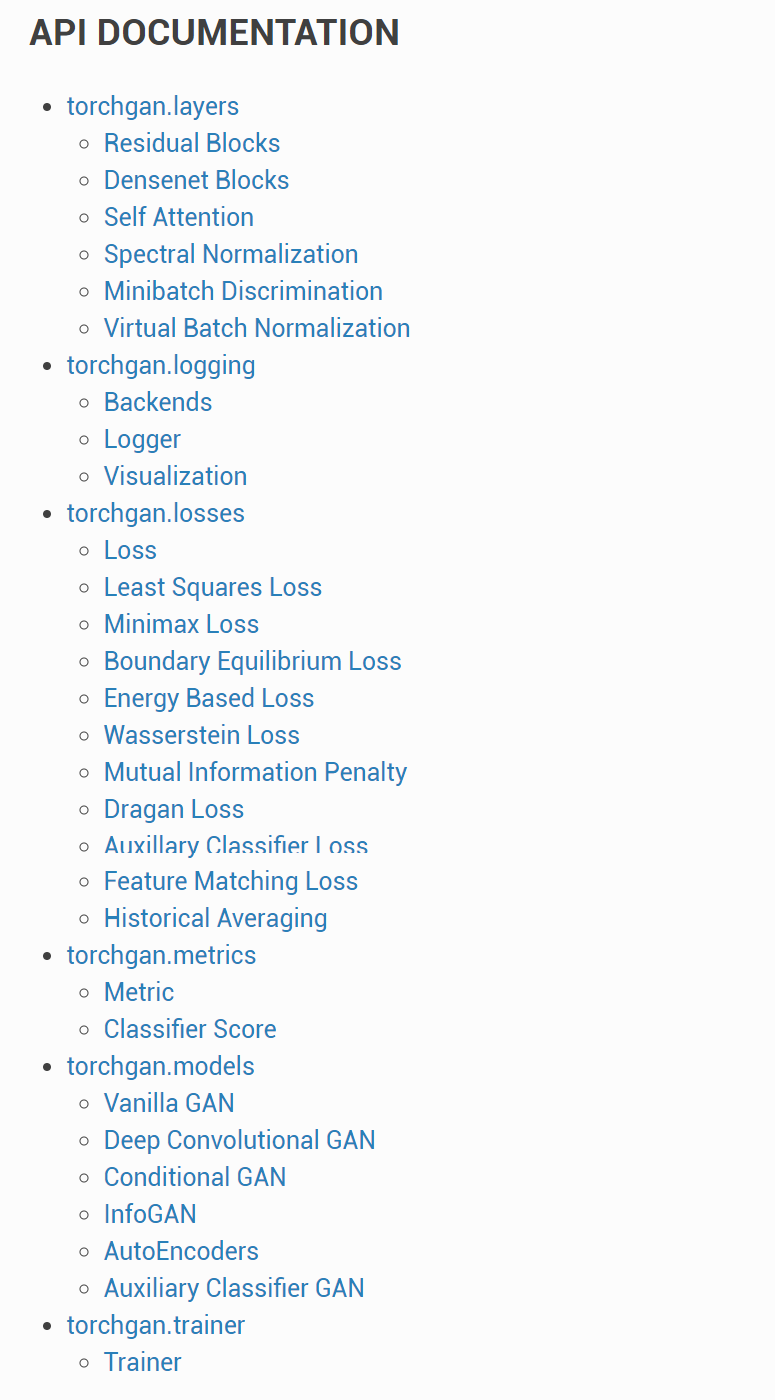  pytorch torchgan 