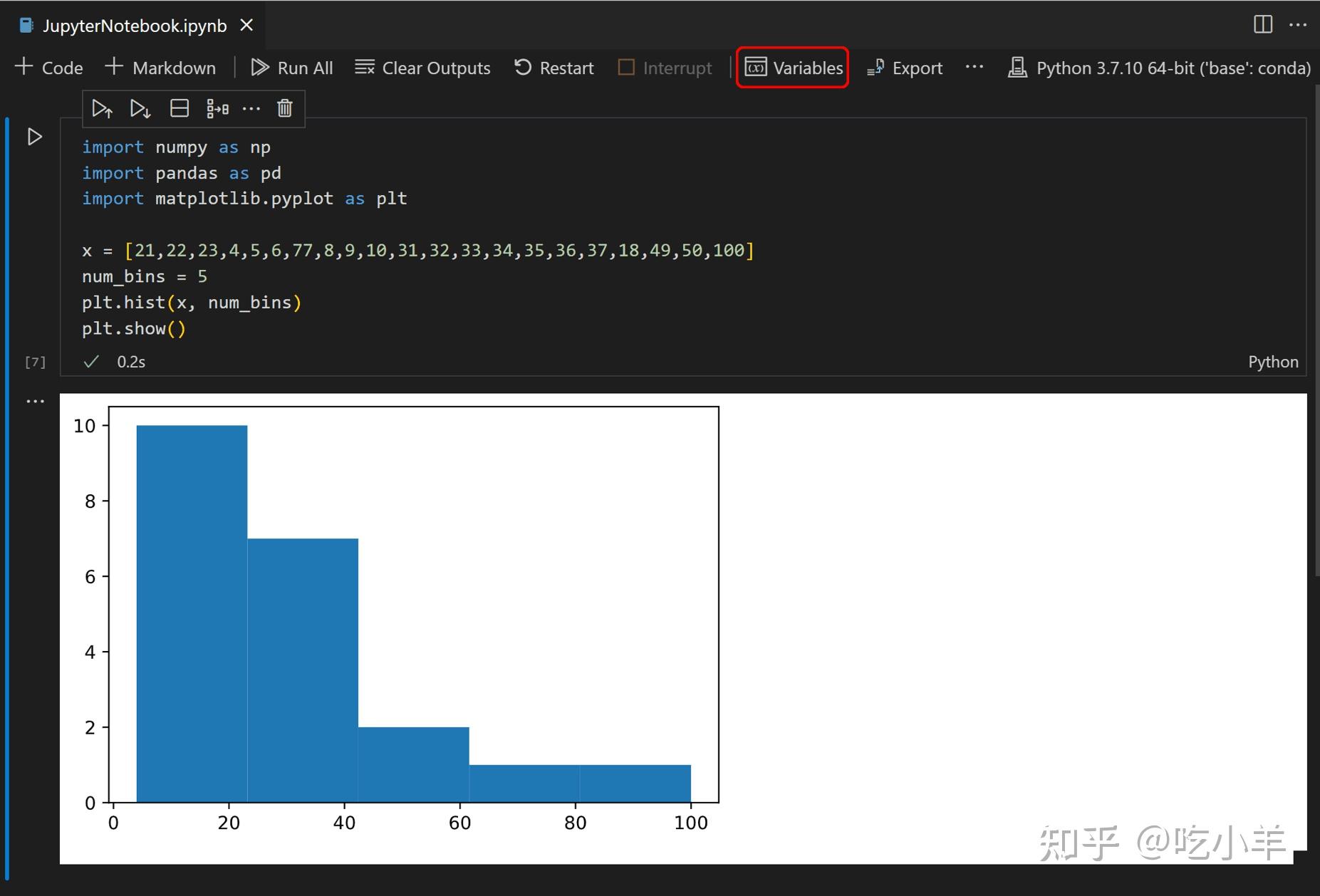 Vs code jupyter notebook 