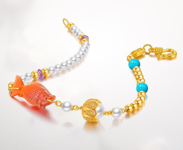 越王古法黄金出品四大宋风系列符合宋代美学的优雅金饰