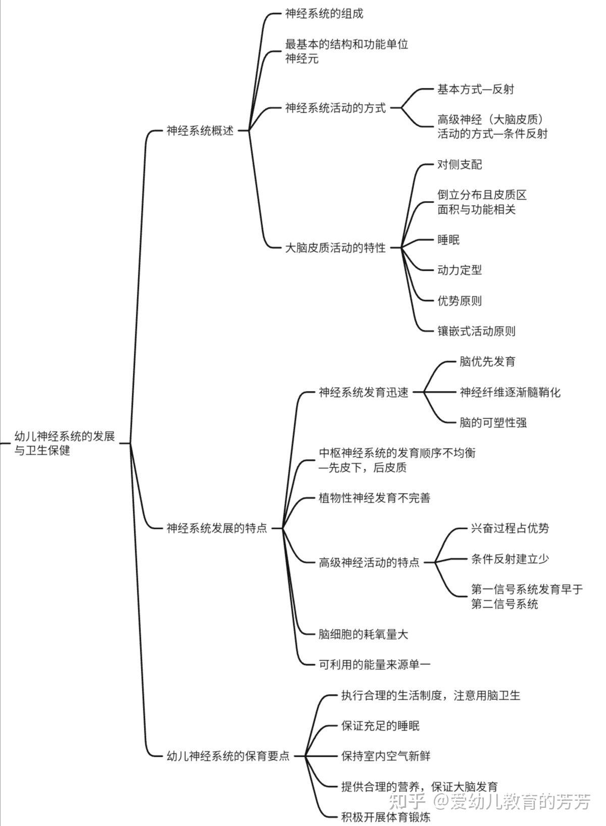 思维导图考编版 爱幼儿教育的芳芳 ​