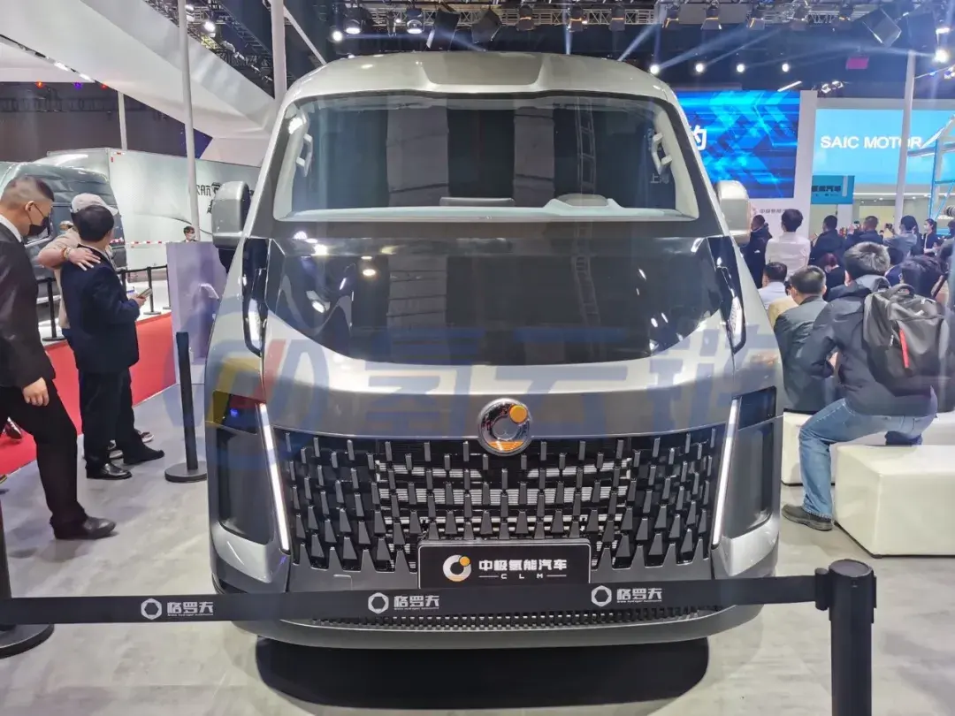 的格罗夫一向是以氢能乘用车定位,这次成功推出的两款炫酷的商用车型