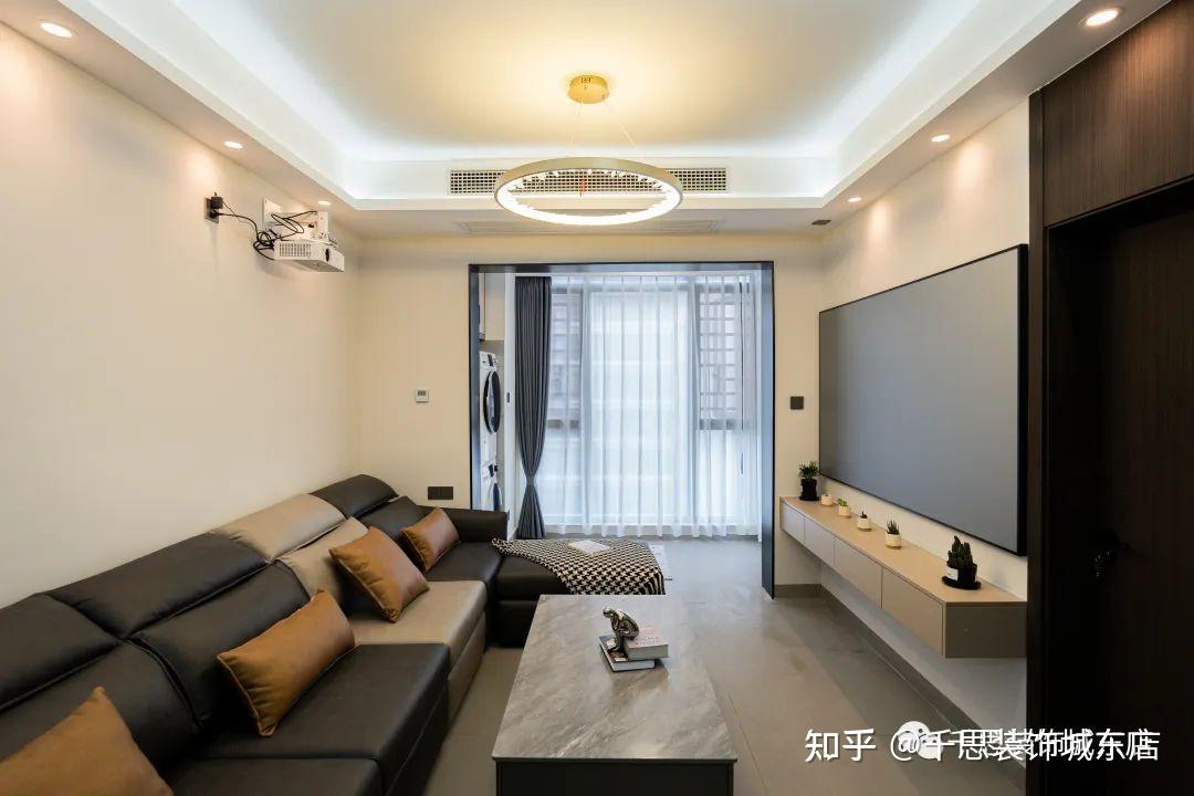 装修案例| 54㎡删繁就简的现代简约风 - 知乎