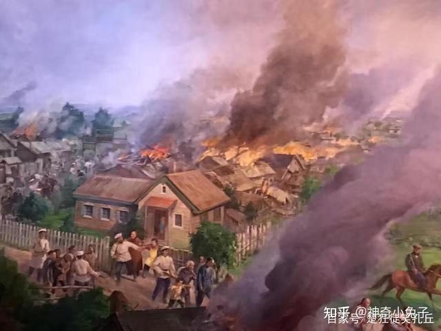 海兰泡大屠杀中国人被俄军刀砍斧劈肝脑迸溅骸骨漂溢蔽满江洋