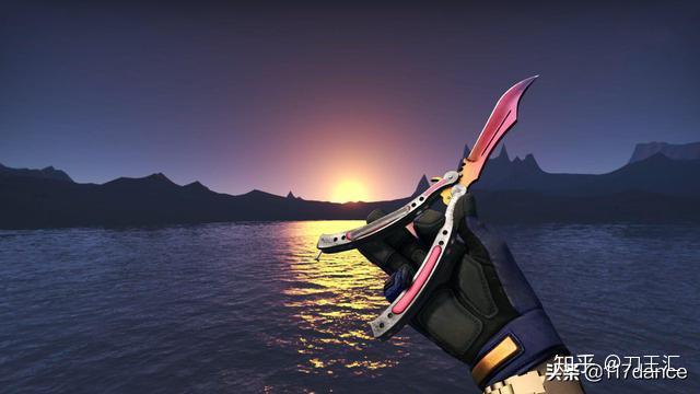 csgo蝴蝶刀皮肤推荐宝石系列竟然屈居第二