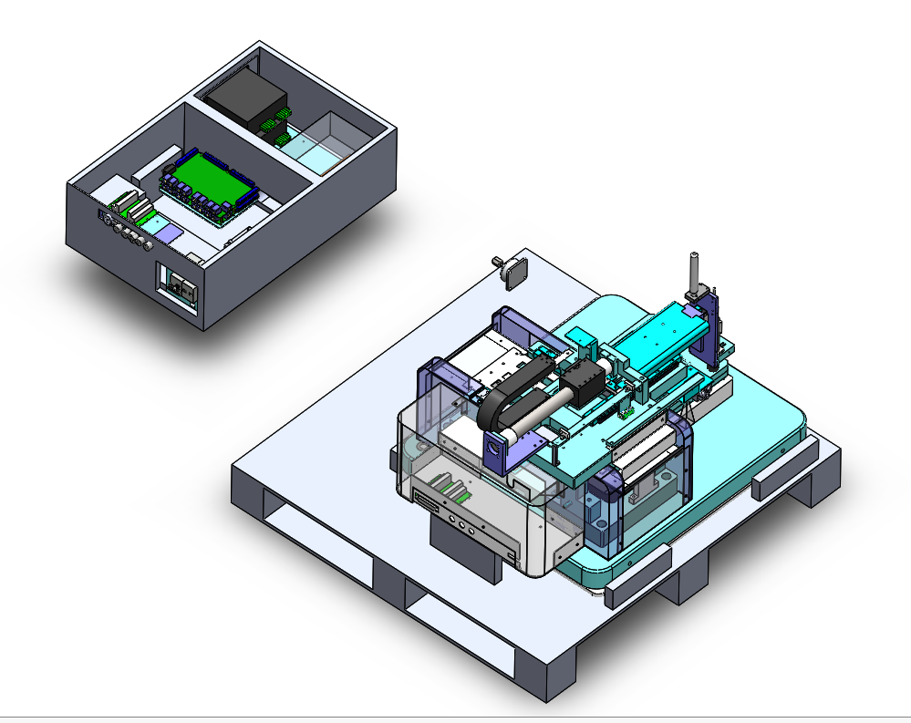 非标数模高精密检测设备3d数模图纸solidworks设计
