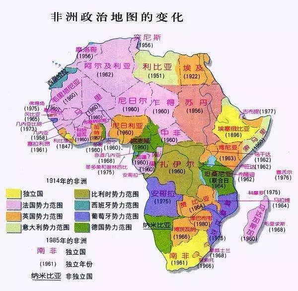 四,比属非洲独立