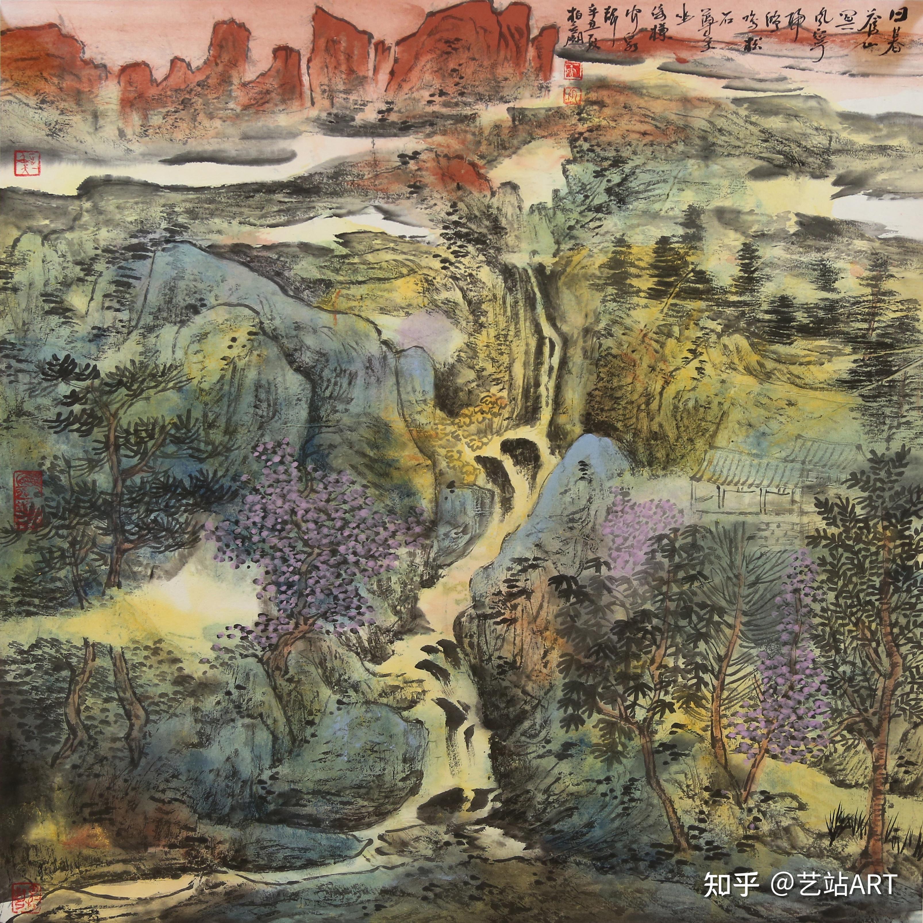 艺站代理画家唐兵作品欣赏总而言之,在办公室里挑选的风水图,要跟上的