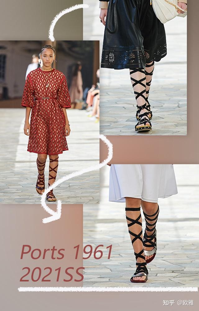 流行趋势2021春夏女鞋时髦之选绑带鞋